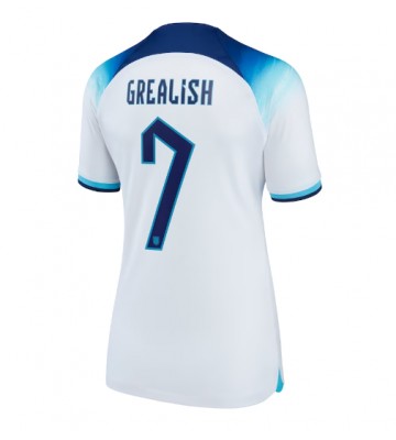 Lacne Ženy Futbalové dres Anglicko Jack Grealish #7 MS 2022 Krátky Rukáv - Domáci